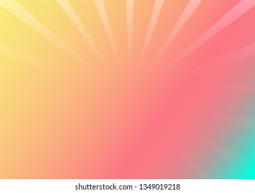 Radial stripes background. Trendy red and white striped background. Soft backdrop with gradient for wallpaper, cover and banner template. Light line, abstract ray burst. Vector illustration art