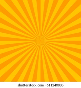 Radial sunburst