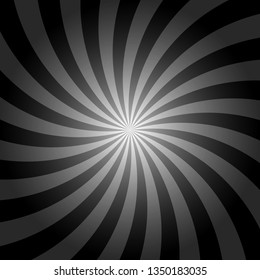 Radial sunburst background black