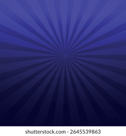 Radial sunburst background in deep purple gradient with glowing rays for abstract and dynamic designs