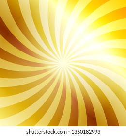 Radial sunburst background gold