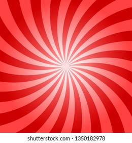 Radial sunburst background red