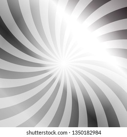 Radial sunburst background silver