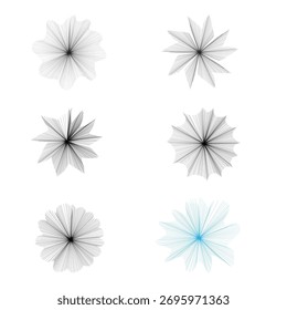 Raios de sol radial vetor multicolor efeito de brilho design