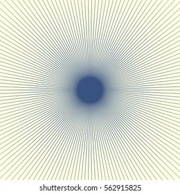 Radial thin lines burst element. Starburst, sunburst, flash shape. Sparkle, twinkle, flash pattern.