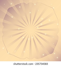 Radial vector background retro