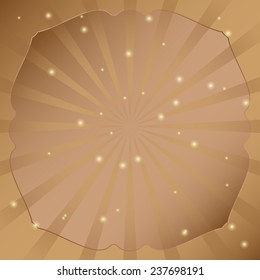 Radial vector background retro