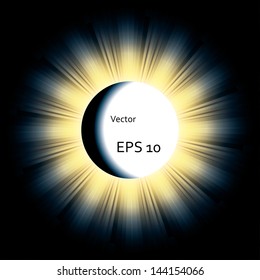 radiance of the planet. abstract background. eps10