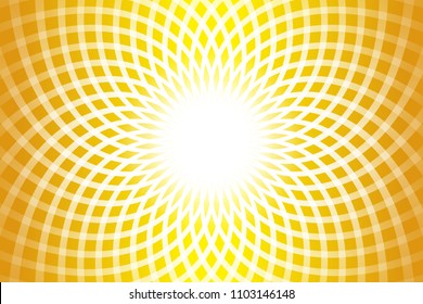 Radiance and wave of the sun shine