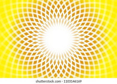 Radiance and wave of the sun shine