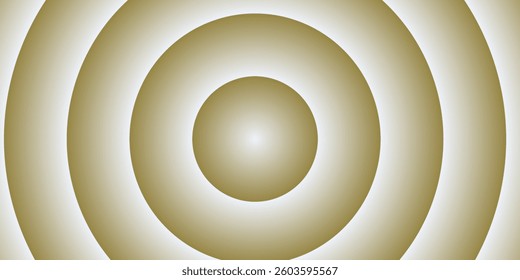 Radiant Abstract Concentric Circle Design with Golden Gradient