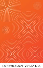 Radiant abstract gradient background with vibrant concentric circles design suitable for web banners social media posters and modern branding projects Fully editable, Fully manually created, EPS Pro