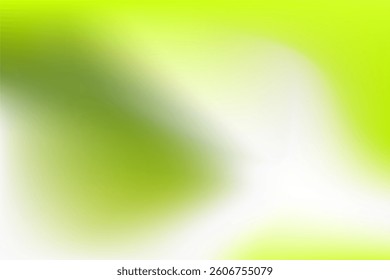 Radiant Abstract Gradient with Bright Green and White Hues