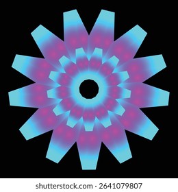 Radiant Bloom of Digital Light