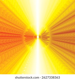 Resumo de Intermitência Radiante | Horário de Ouro, | Fundo de ilustração de vetor premium 