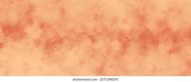 The Radiant Glow of Peachy Clouds Brushed Across a Subtle and Warm Canvas
