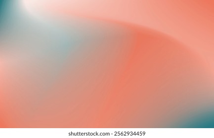 A radiant gradient background featuring coral orange and teal blue, blending with soft curves and a luminous white highlight. Perfect for sleek, modern, and artistic projects