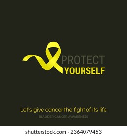 Radiant Hope Bladder Cancer Awareness Design Template