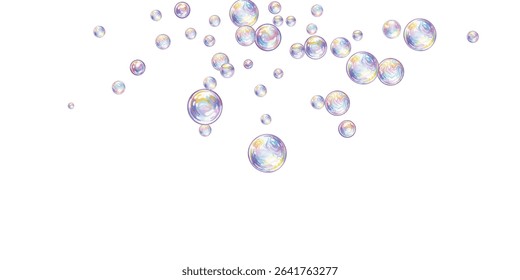 Radiant, iridescent soap bubbles floating gracefully, reflecting dazzling hues. A mesmerizing, dreamy aesthetic perfect for backgrounds, creative designs, and vibrant visual projects.