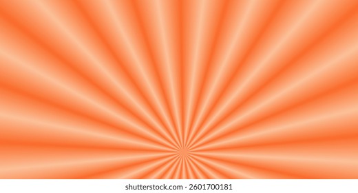 Radiant Orange Sunburst Gradient Background