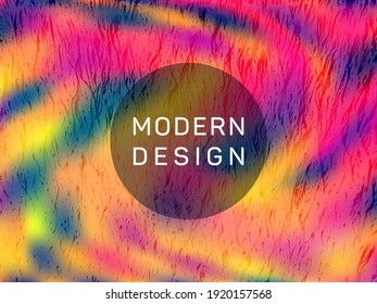 Diseño vectorial holográfico de brillo de afiche radiante. Elementos de superposición del rompecabezas del líquido. Fondo cromado de gradiente holograma para afiches.