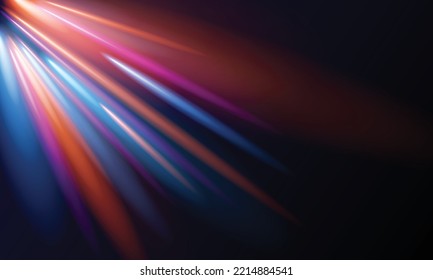Radiant Rainbow Lens Falre Effect