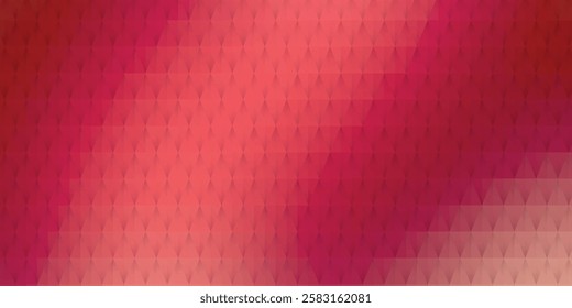 Radiant Red Tones in Geometry: Fiery Gradients of Dimensional Patterns