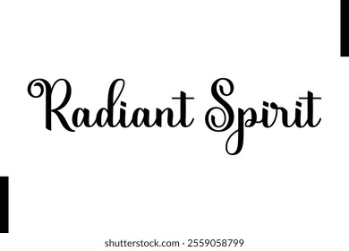 Radiant Spirit text christmas holiday quotes istalist typography 