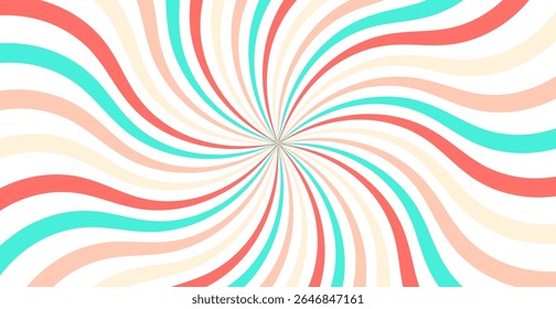 Radiant Summer Sunburst Pattern with Bright Colors. Abstract Vector Background. Illustration. Wallpaper