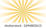 Radiant Sun Rays Transparent Background Vector. Bright Sunburst Light Effect, Starburst Graphic Design for Summer, Comic, or Promotion