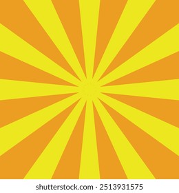 Radiant Sunburst Orange Background Wallpaper  for Vibrant Designs