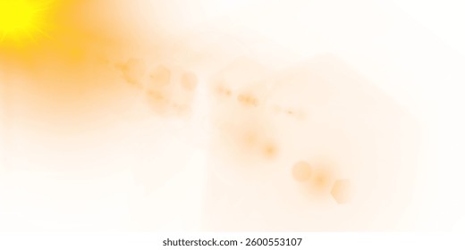 radiant sunlight effect with glowing rays, sparkling bursts, and lens flares. Perfect for Christmas designs, solar energy visuals, abstract backgrounds, and magical light effects. Vector illustration
