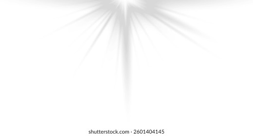 radiant sunlight white effect featuring glowing beams, lens flares, and sparkling explosions. Perfect for sunrise visuals, energy bursts, space backgrounds, and abstract glowing textures. Vector 