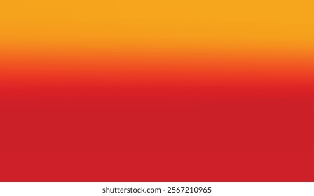 Radiant Sunset Gradient, A smooth transition from vibrant orange to deep red creates a captivating and warm abstract background,