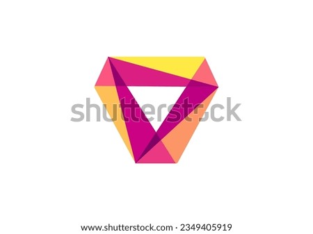 Radiant Triangular Brilliance. Our full-color triangle logo, with overlapping hues like a diamond, captures the allure of vibrant and multifaceted innovation