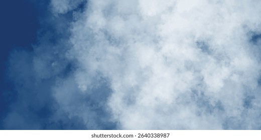 A radiant vision of floating clouds dissolving and blending into the serene expanse of space

