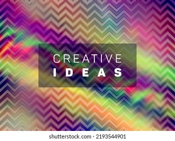 Radiant voucher geometric holographic vector background. Fluid shimmer overlay elements. Beautiful abstract geometric template for voucher design.