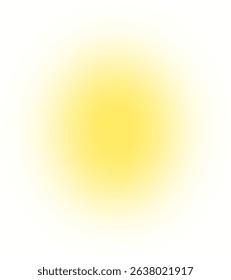 Radiant Yellow Orb Glow Warm, glowing yellow light burst great for energy or magical effects