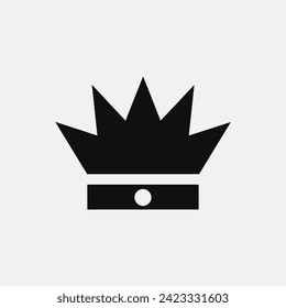 Radiantcorona crown icon - Simple Vector Illustration