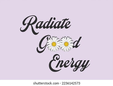 radiate good energy vector design