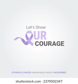 Radiate Healing. Vector Background Stomach Cancer