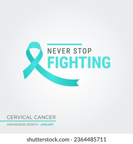 Radiate Hope. Save Lives Cervical Health with Vector Background Posters