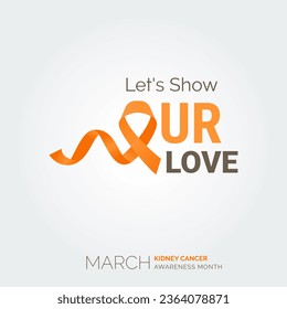 Radiate Hope in Vector Background Kidney Cancer Campaign
