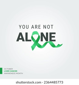 Radiate Hope in Vector Background. Liver Cancer