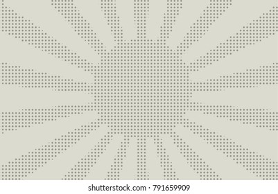 Radiating from the center of thin beams, lines. Vector illustration. Design element for logo, signs. Dynamic style. Abstract explosion, speed motion lines from the middle, radiating sharp