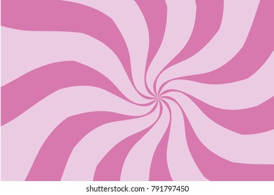 Radiating from the center of thin beams, lines. Vector illustration. Design element for logo, signs. Dynamic style. Abstract explosion, speed motion lines from the middle, radiating sharp Pink color