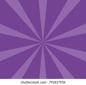 Radiating from the center of thin beams, lines Vector illustration. Design element for logo, signs Dynamic style Abstract explosion, speed motion lines from the middle, radiating sharp  Purple, violet