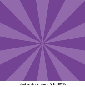 Radiating from the center of thin beams, lines Vector illustration. Design element for logo, signs Dynamic style Abstract explosion, speed motion lines from the middle, radiating sharp  Purple, violet