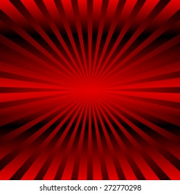 Radiating, converging lines, rays background. Known as star burst, sunburst background. Vector illustration.