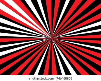 Radiating, converging lines, rays background. Known as star burst, sunburst background. Vector illustration. 